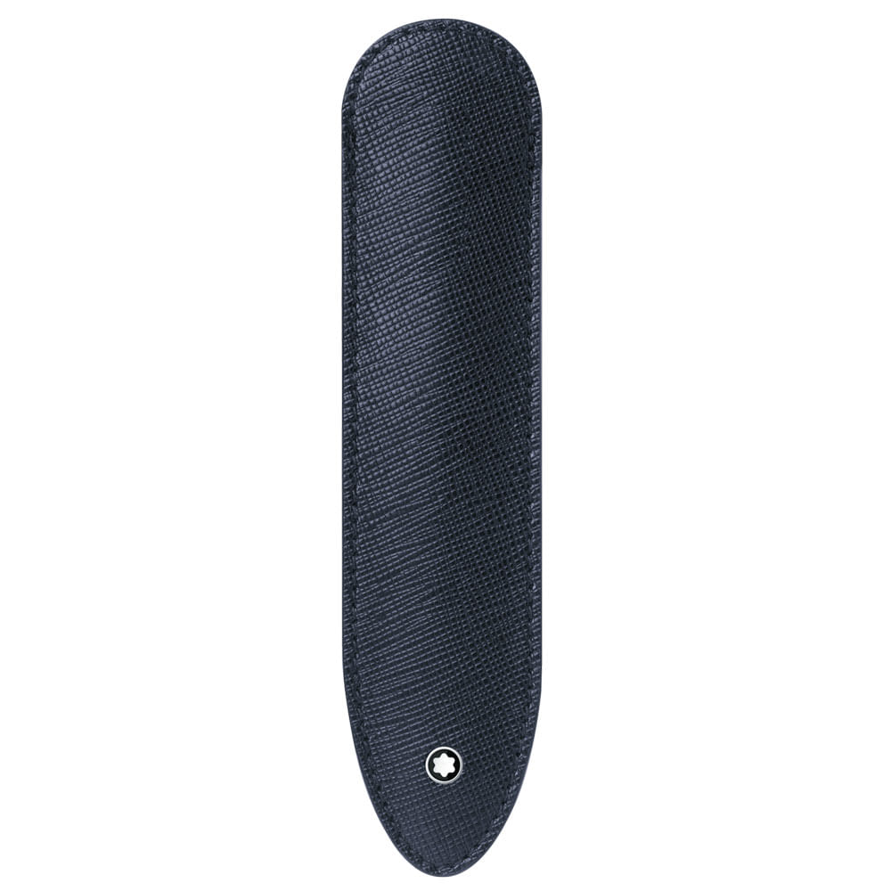 Estojo Montblanc para Instrumento De Escrita Sartorial Masculino Couro Azul – 118701