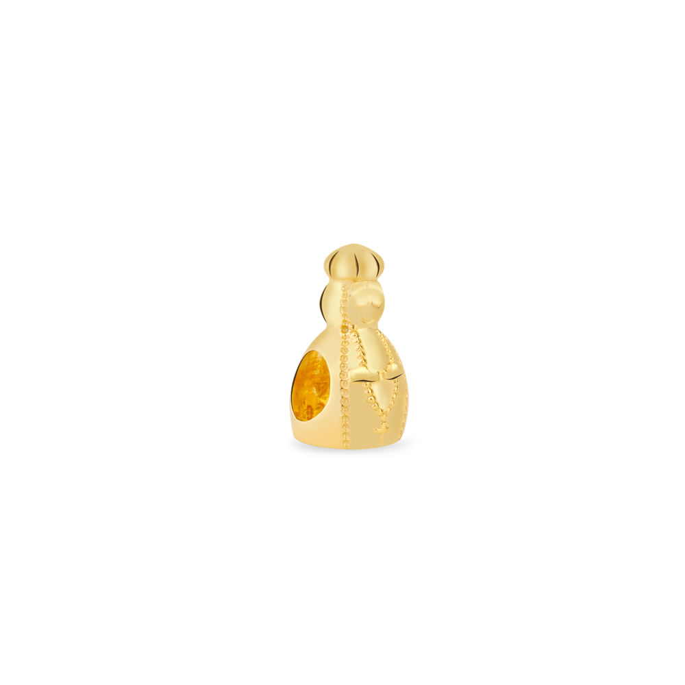 Separador Life Nossa Senhora Aparecida com Banho Ouro Amarelo