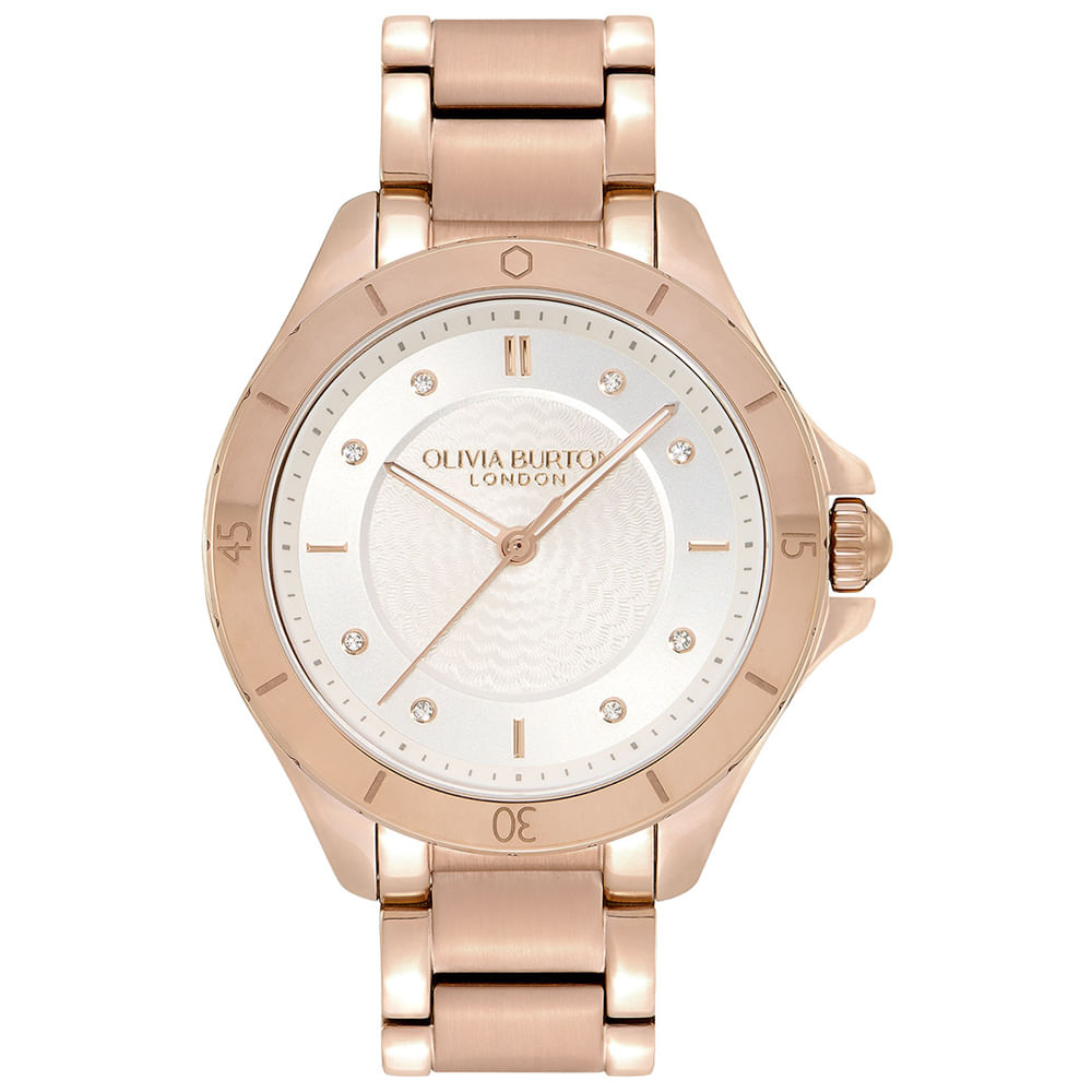 Relógio Olivia Burton Feminino Aço Rosé 24000041