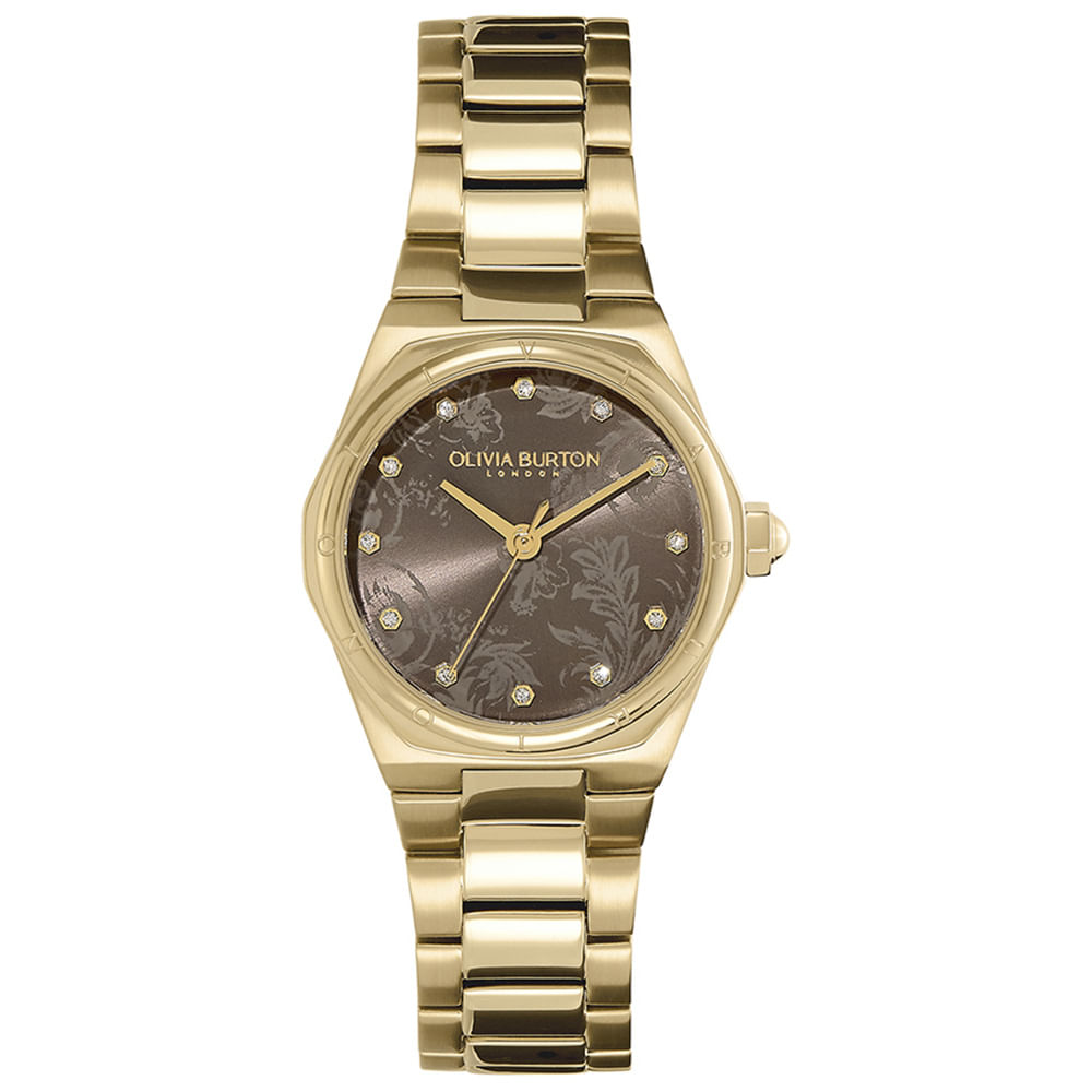 Relógio Olivia Burton Feminino Aço Dourado 24000107