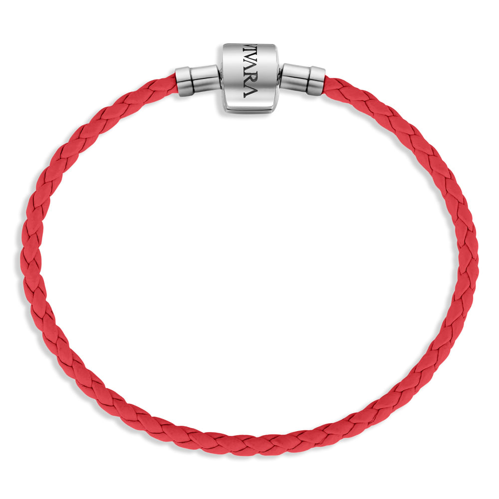 Pulseira Life Couro Coral