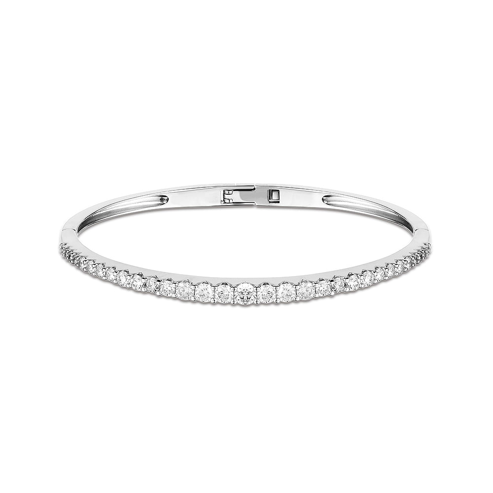 Pulseira Arpege em Ouro Branco 18k com Diamantes