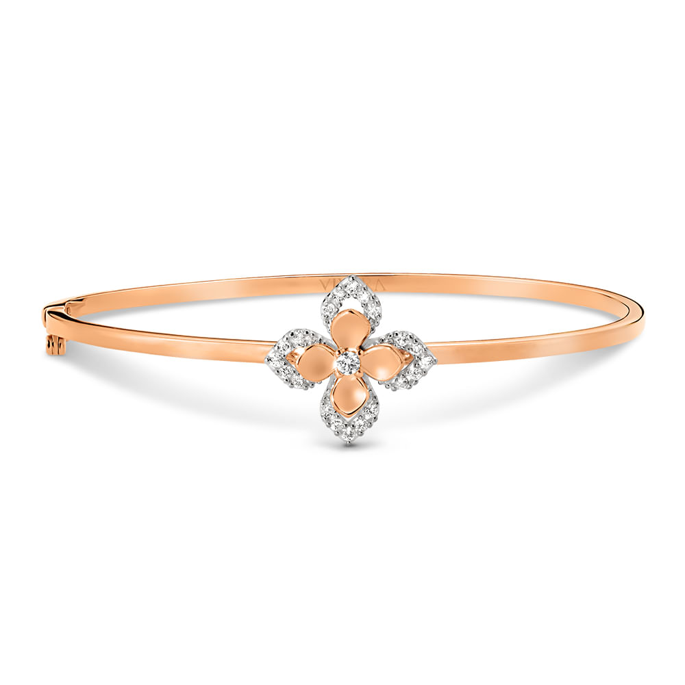 Pulseira Giardino em Ouro Rosé e Ouro Branco 18k com Diamantes