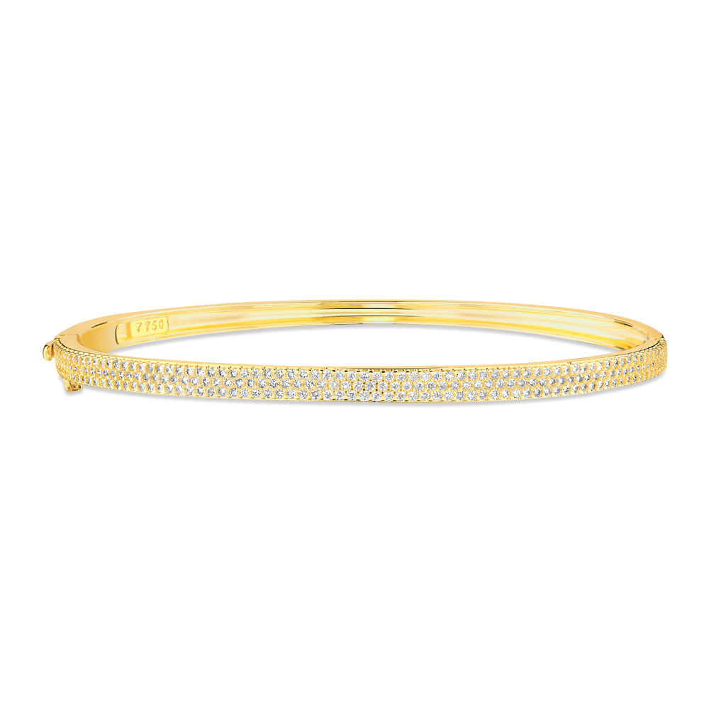 Pulseira Ouro Amarelo e Diamantes
