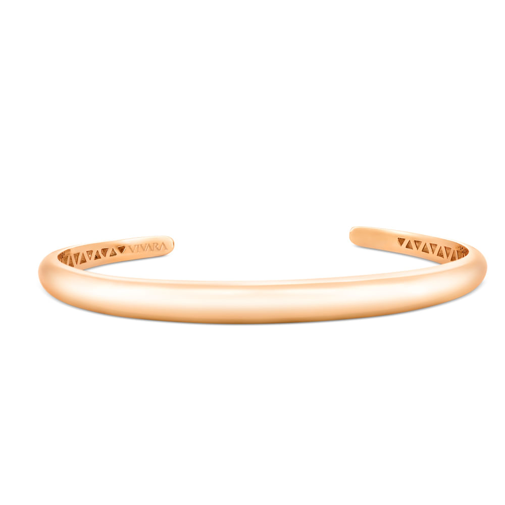 Pulseira Bombe em Ouro Rosé 18k