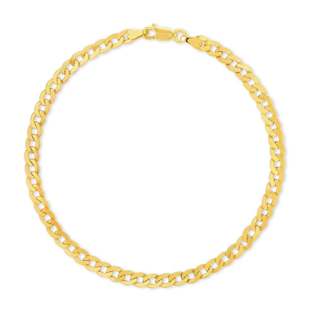 Pulseira Groumet em Ouro Amarelo 18k