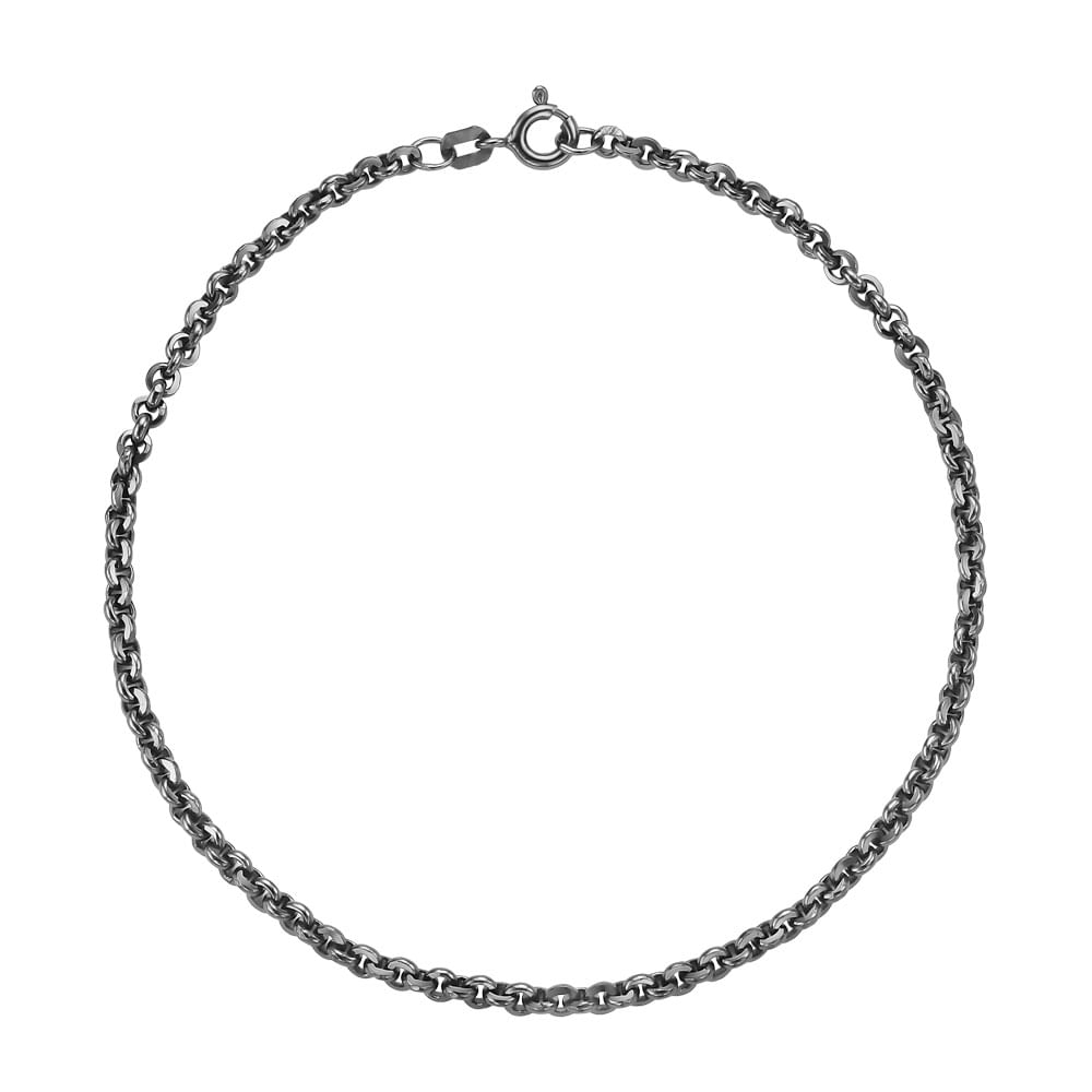 Pulseira Elos Portugueses em Prata 925 com Ródio Negro