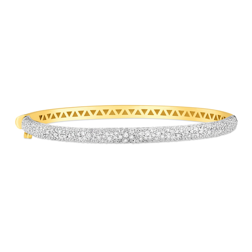 Pulseira Allure em Ouro Amarelo 18k com Diamantes