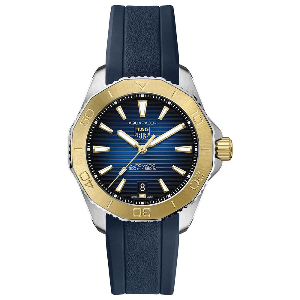 Relógio Tag Heuer Aquaracer Masculino Borracha Azul WBP2150.FT6210