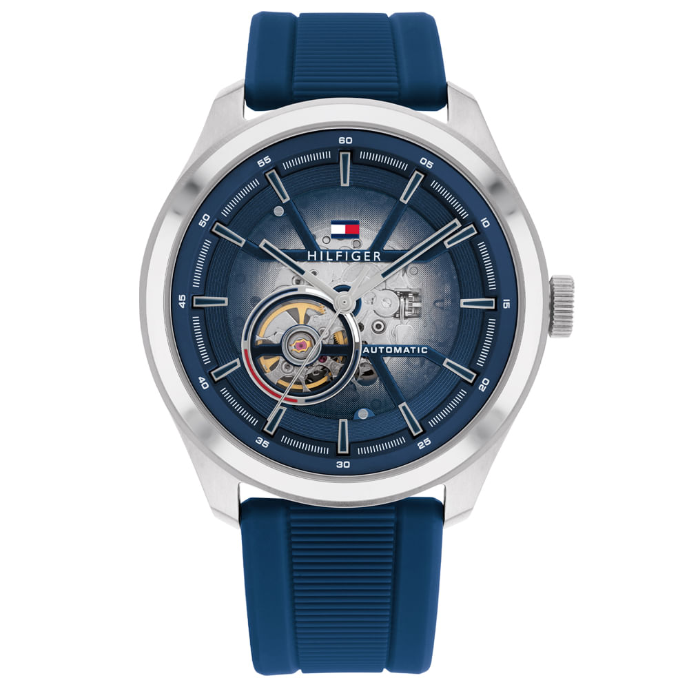 Relógio Tommy Hilfiger Masculino Borracha Azul 1791885
