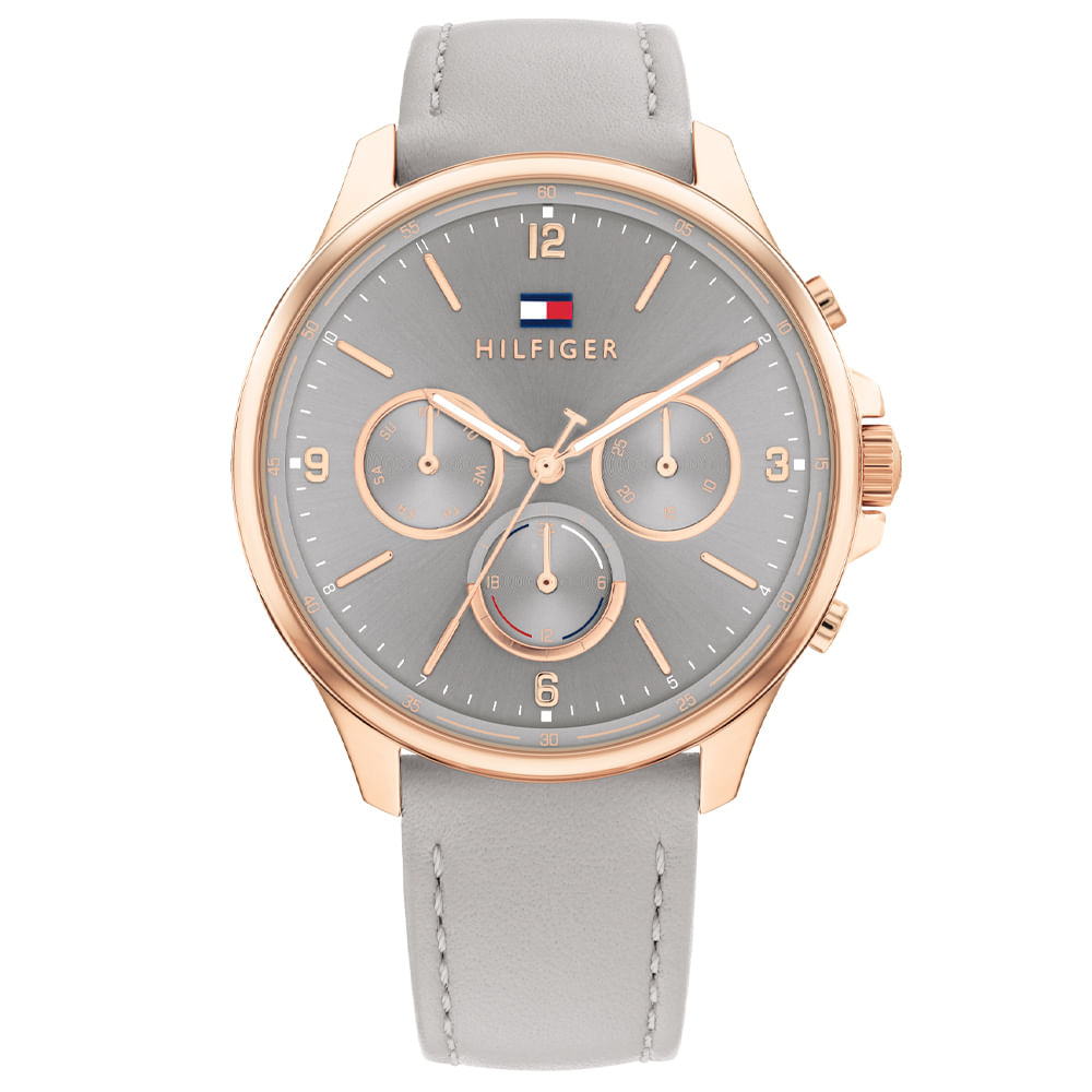 Relógio Tommy Hilfiger Feminino Couro Cinza 1782449