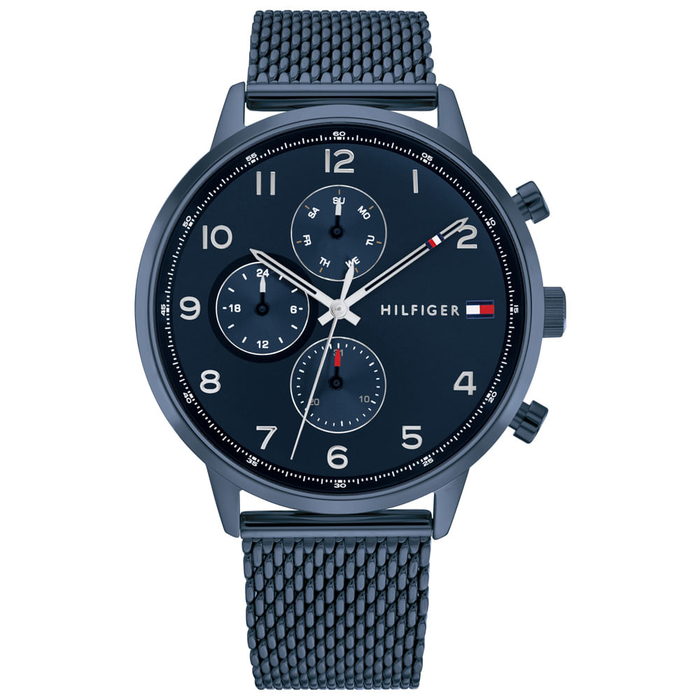Relógio Tommy Hilfiger Masculino Aço Azul 1791990