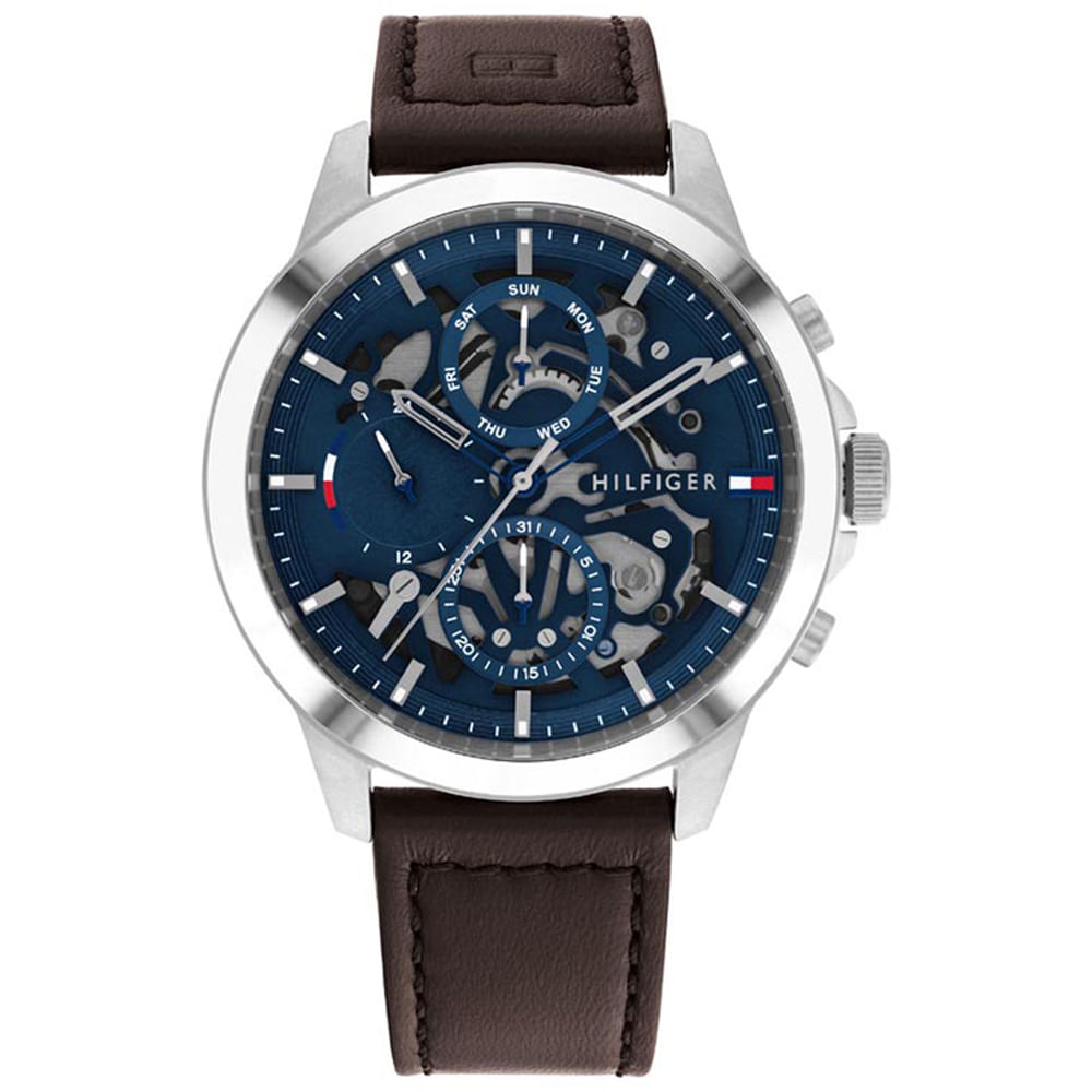 Relógio Tommy Hilfiger Masculino Couro Marrom 1710476