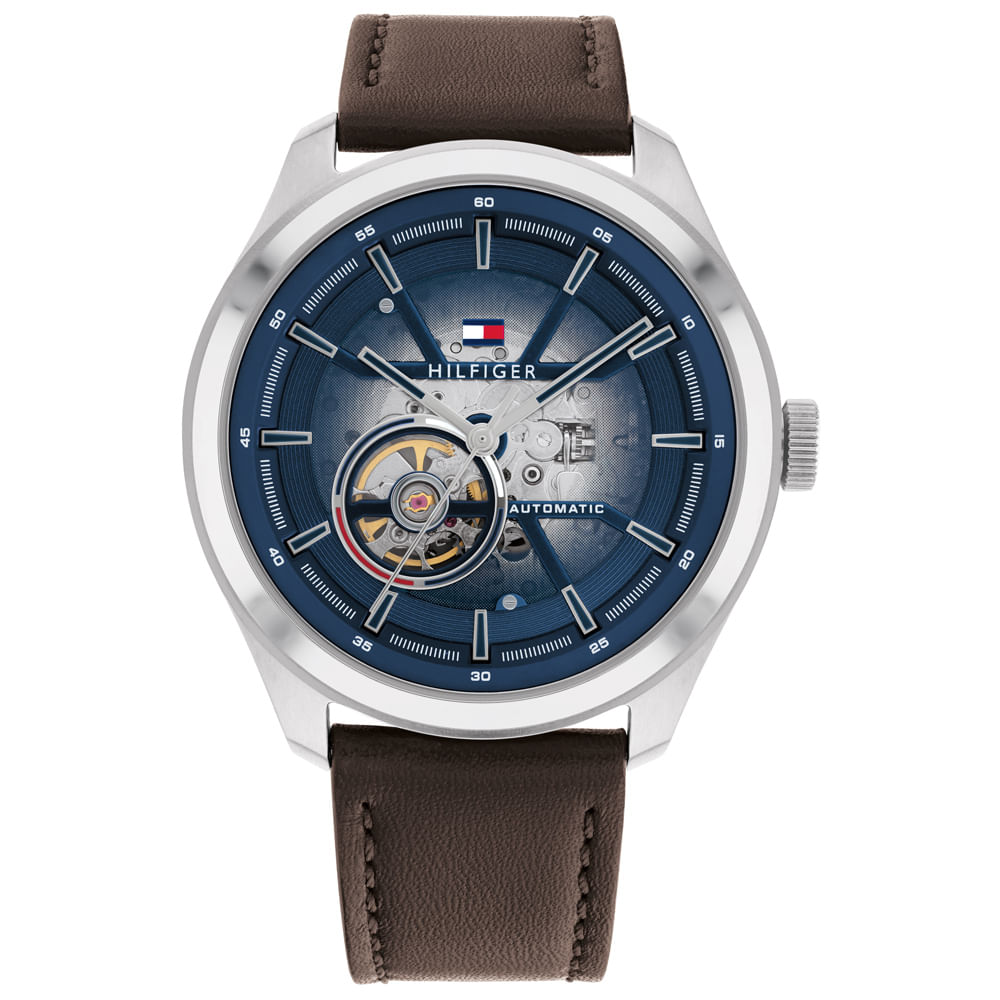 Relógio Tommy Hilfiger Masculino Couro Marrom 1791888