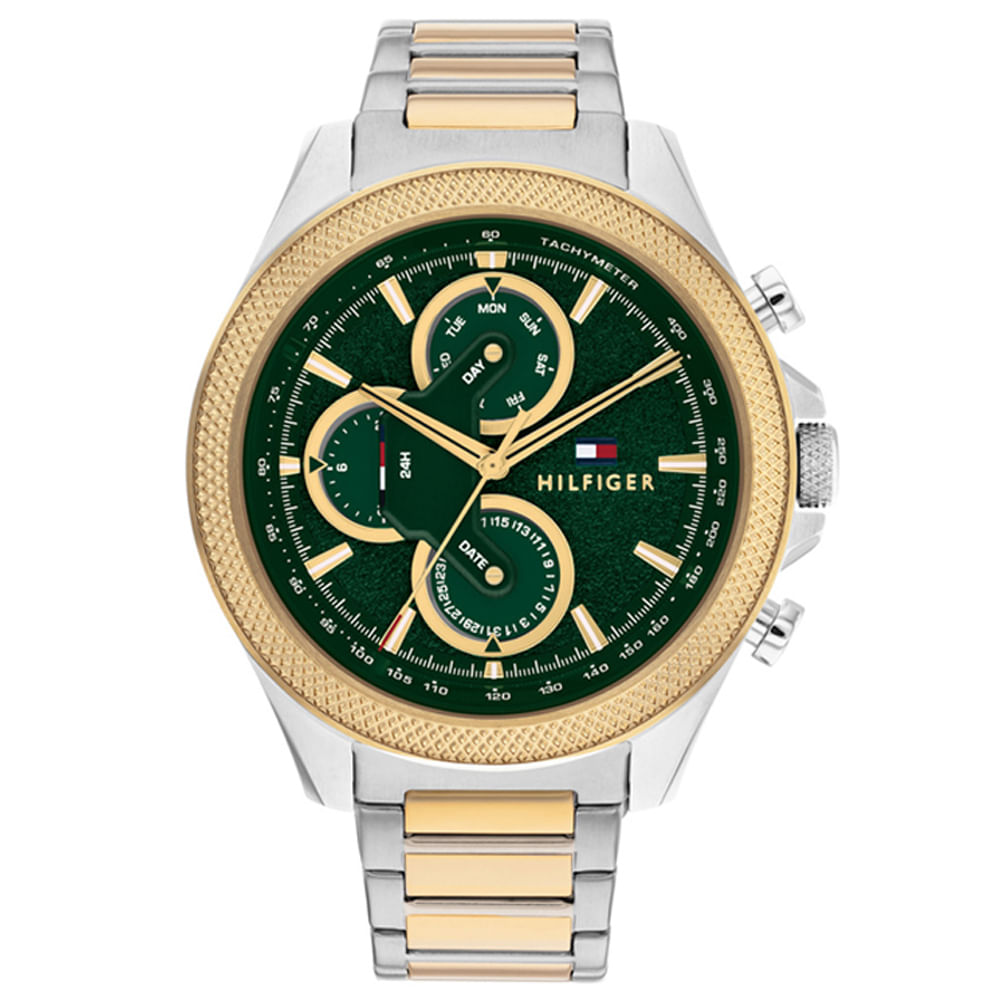 Relógio Tommy Hilfiger Masculino Aço Prateado Dourado 1792079