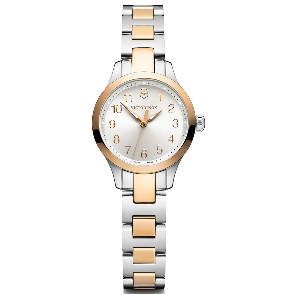 Relógio Victorinox Alliance Feminino Aço Prateado Dourado 241842