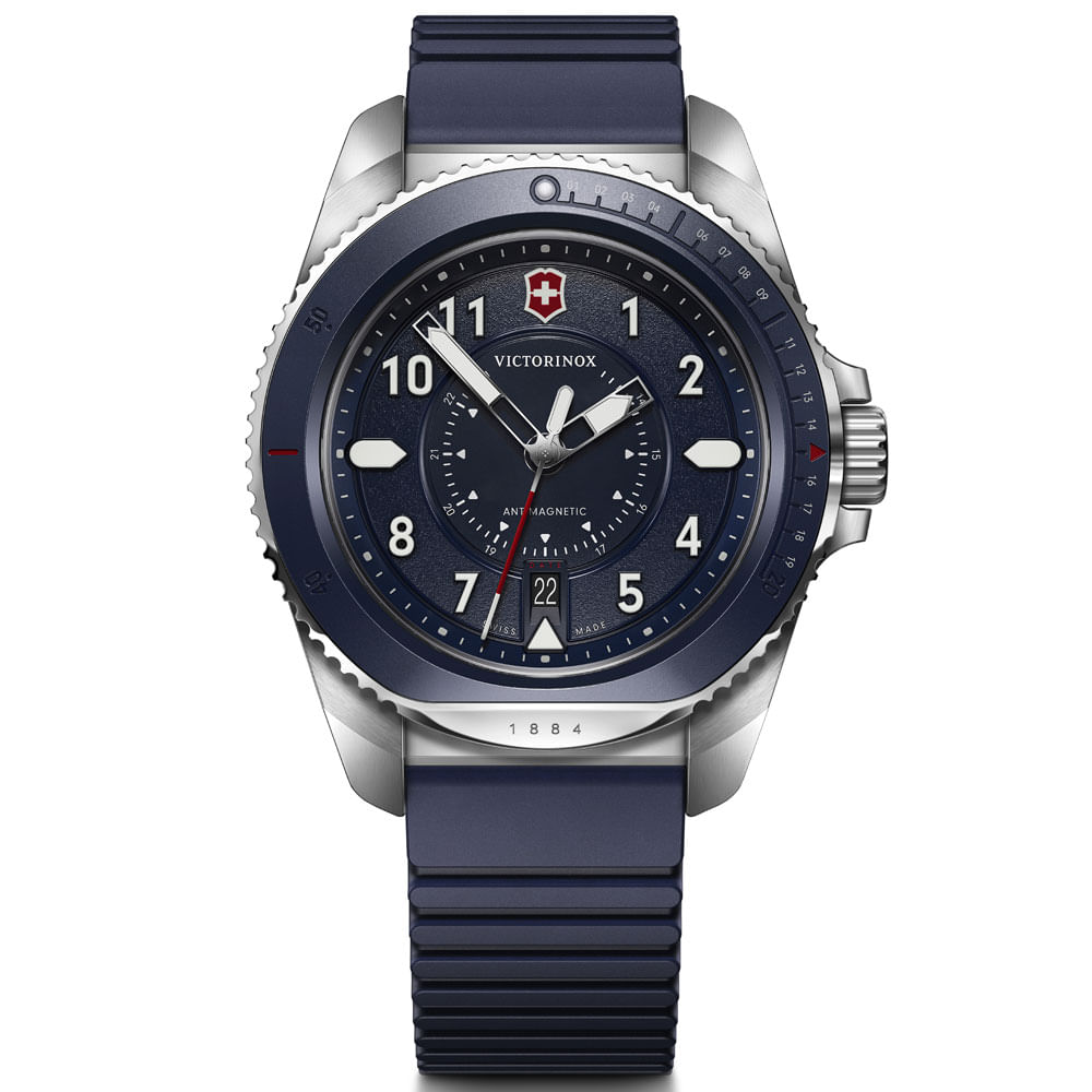 Relógio Victorinox Journey 1884 Masculino Borracha Azul 241975