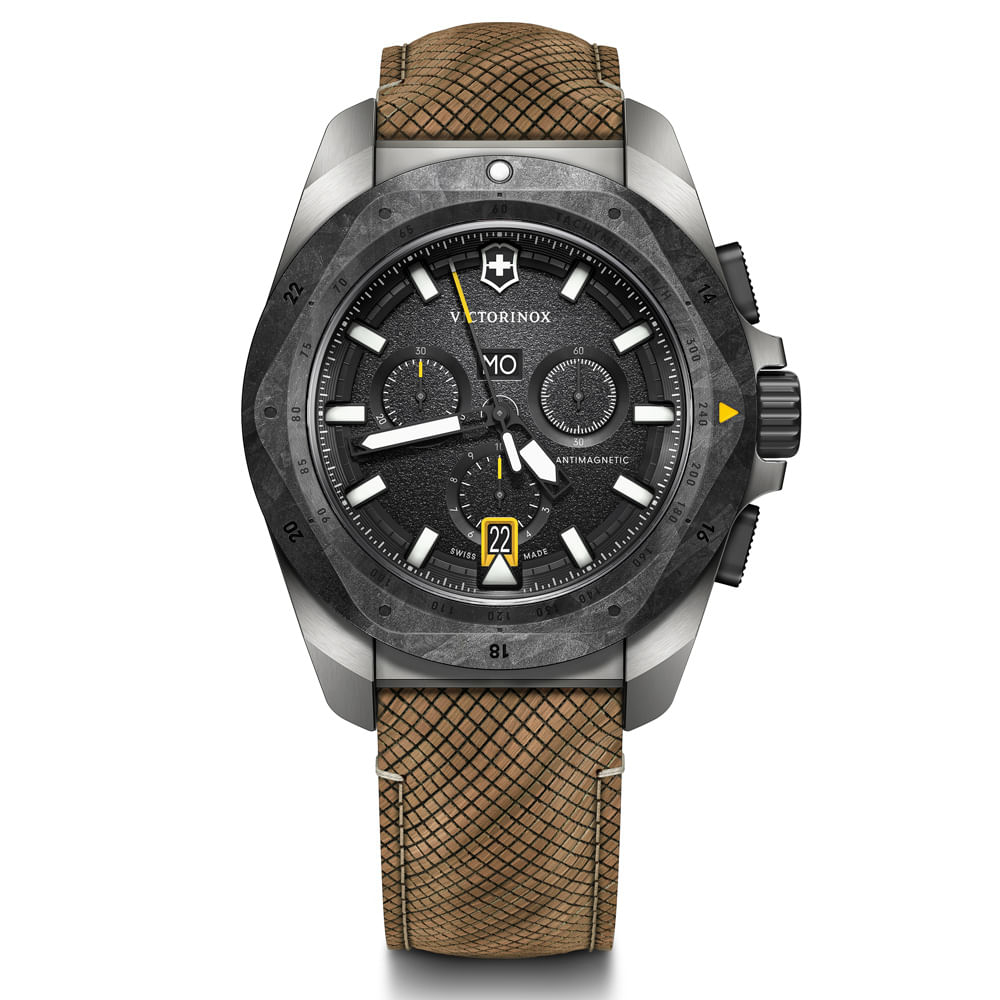 Relógio Victorinox Inox Masculiino Borracha Madeira 241988.1