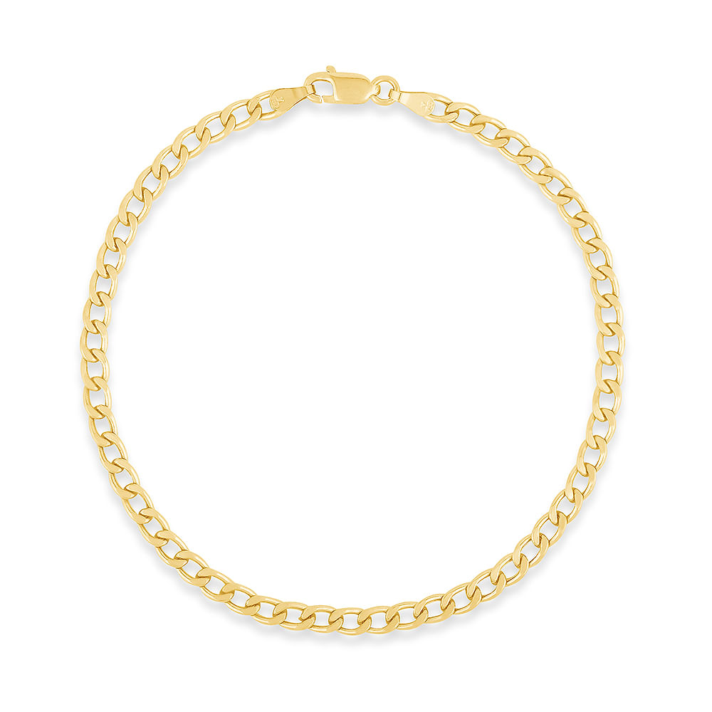 Pulseira Groumet em Ouro Amarelo 18k
