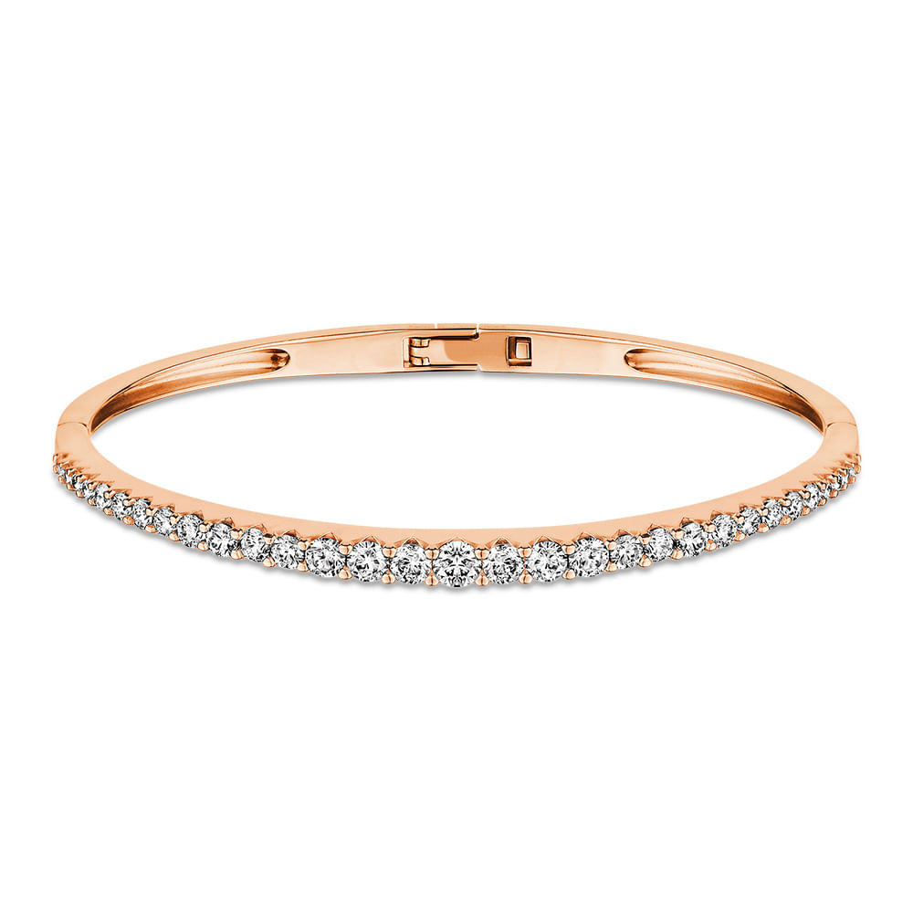 Pulseira Arpege em Ouro Rosé 18k com Diamantes