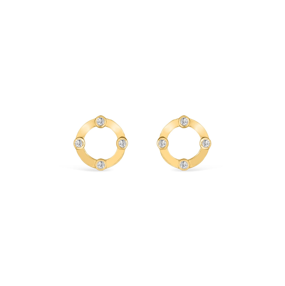 Brinco Life Banho Ouro Amarelo