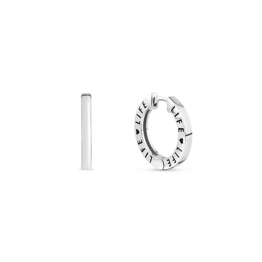 Argola Life Lifemania em Prata 925, 22 mm