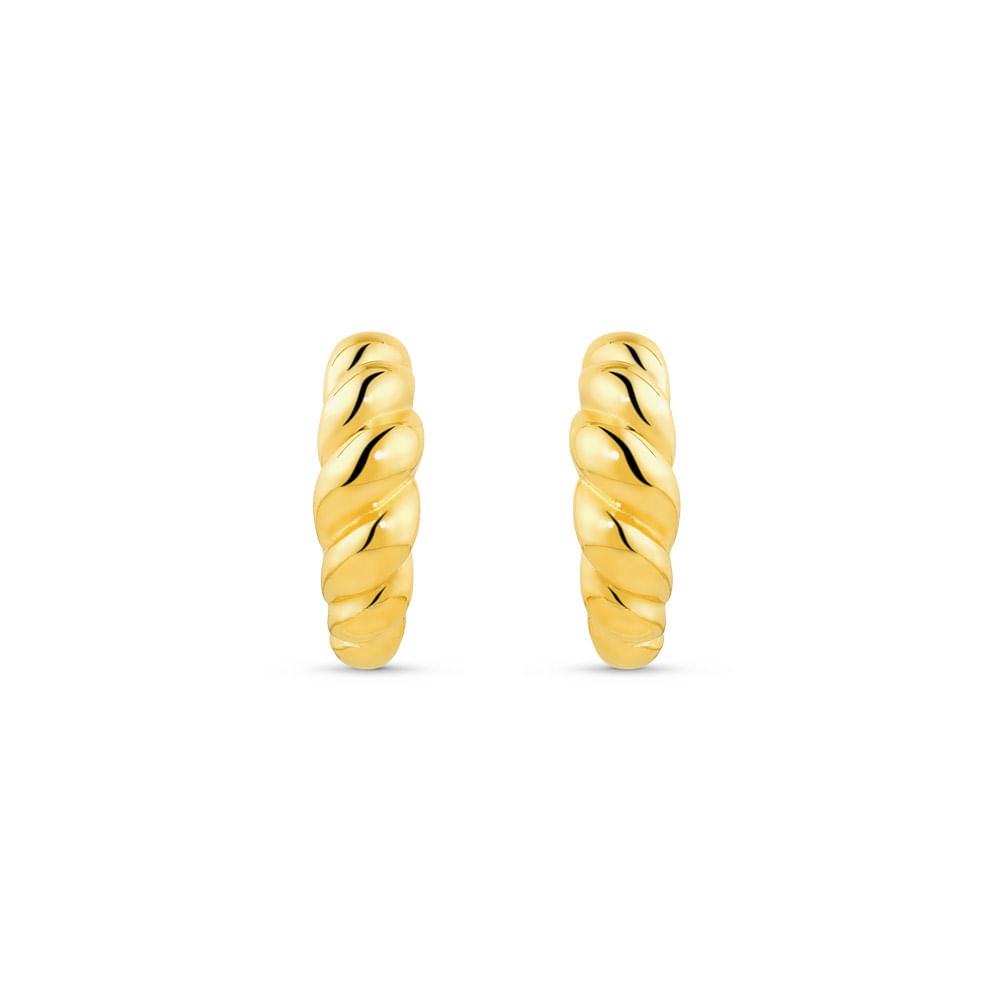 Brinco Argola Viena em Ouro Amarelo 18k, 20mm