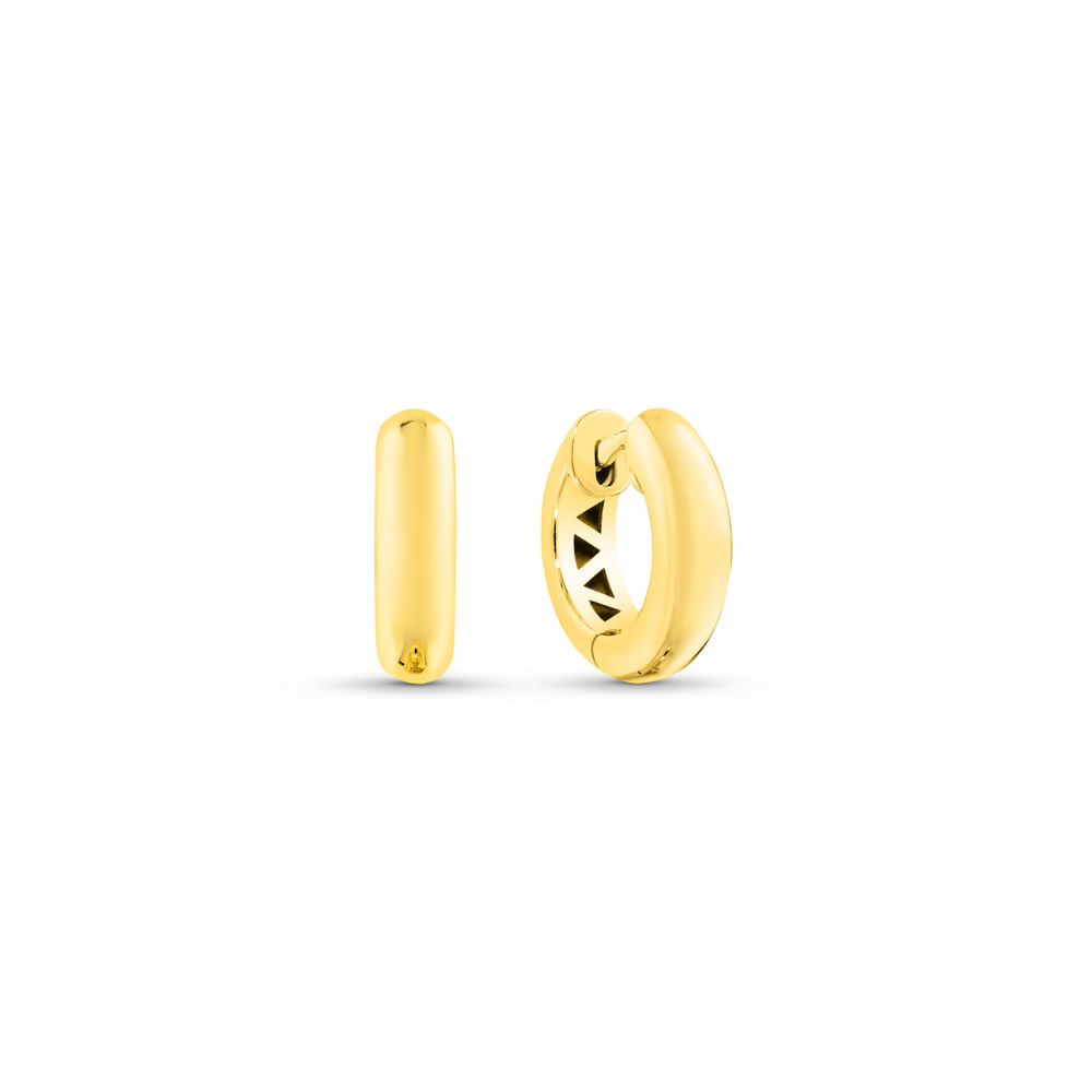 Brinco Argola Allure em Ouro Amarelo 18k, 14mm