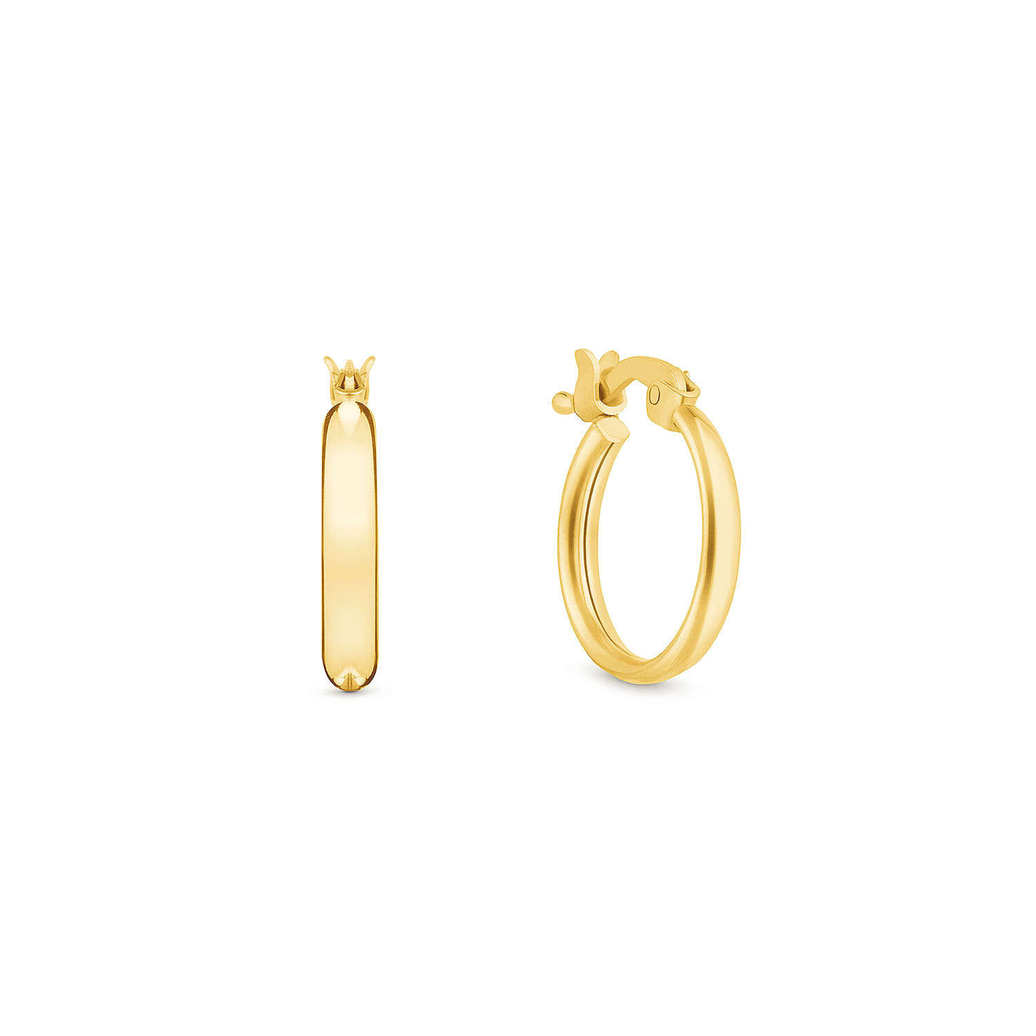 Argola Redonda em Ouro Amarelo 18k, 19mm