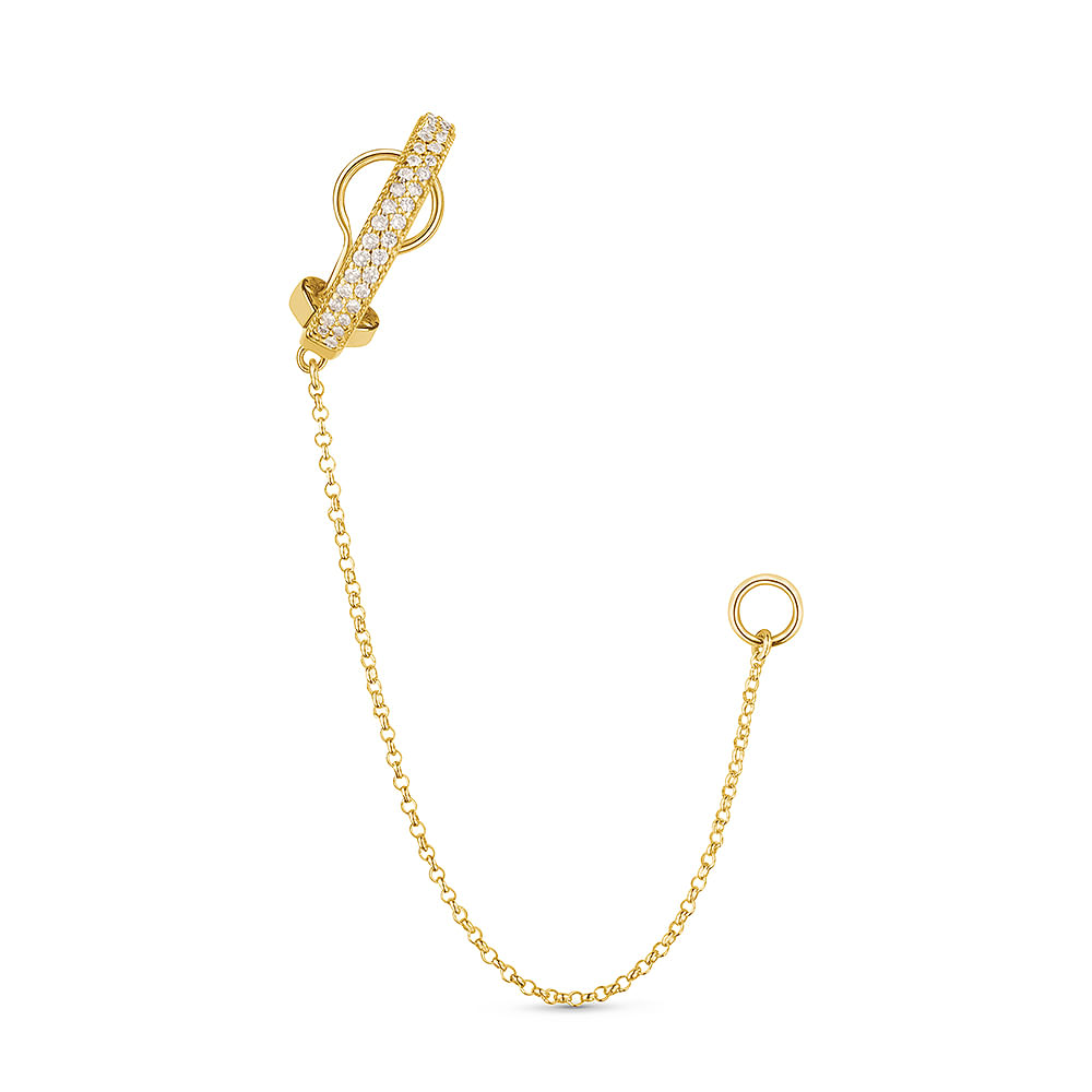 Piercing Vivara Trends em Ouro Amarelo 18k com Diamantes