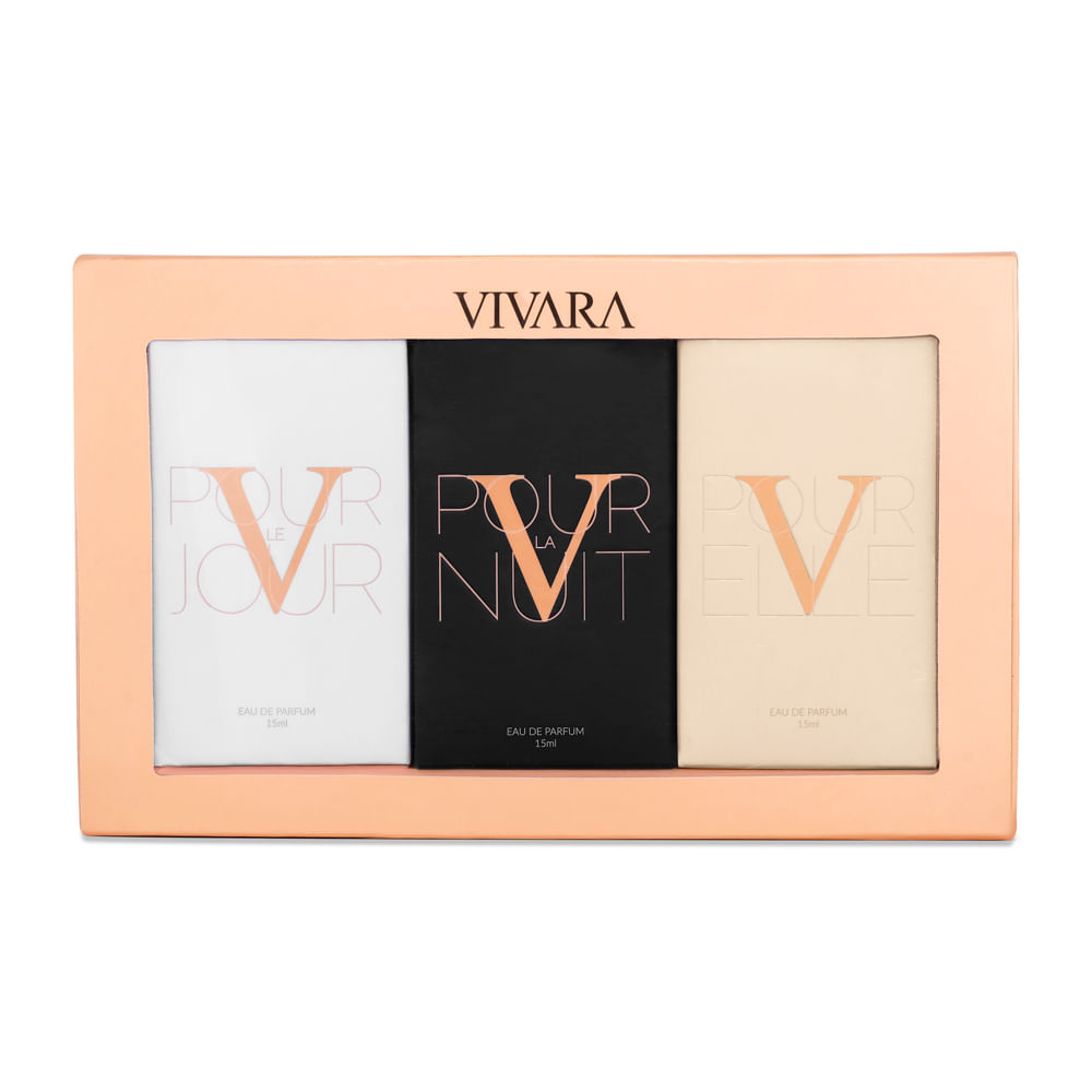 Kit 3 Perfumes Vivara - 15ml Cada
