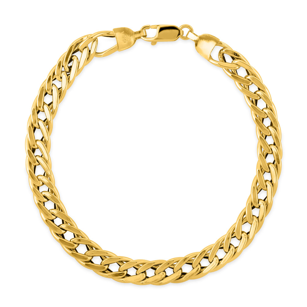 Pulseira Groumet em Ouro Amarelo 18k