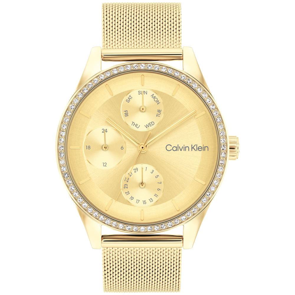 Relógio Calvin Klein Spark Feminino Dourado - 25100011