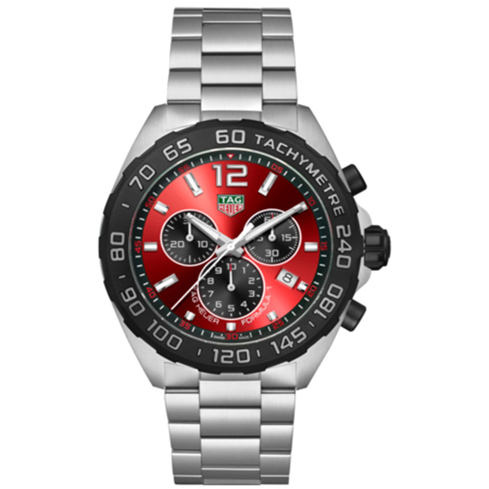 Relógio Tag Heuer Masculino Aço Vermelho