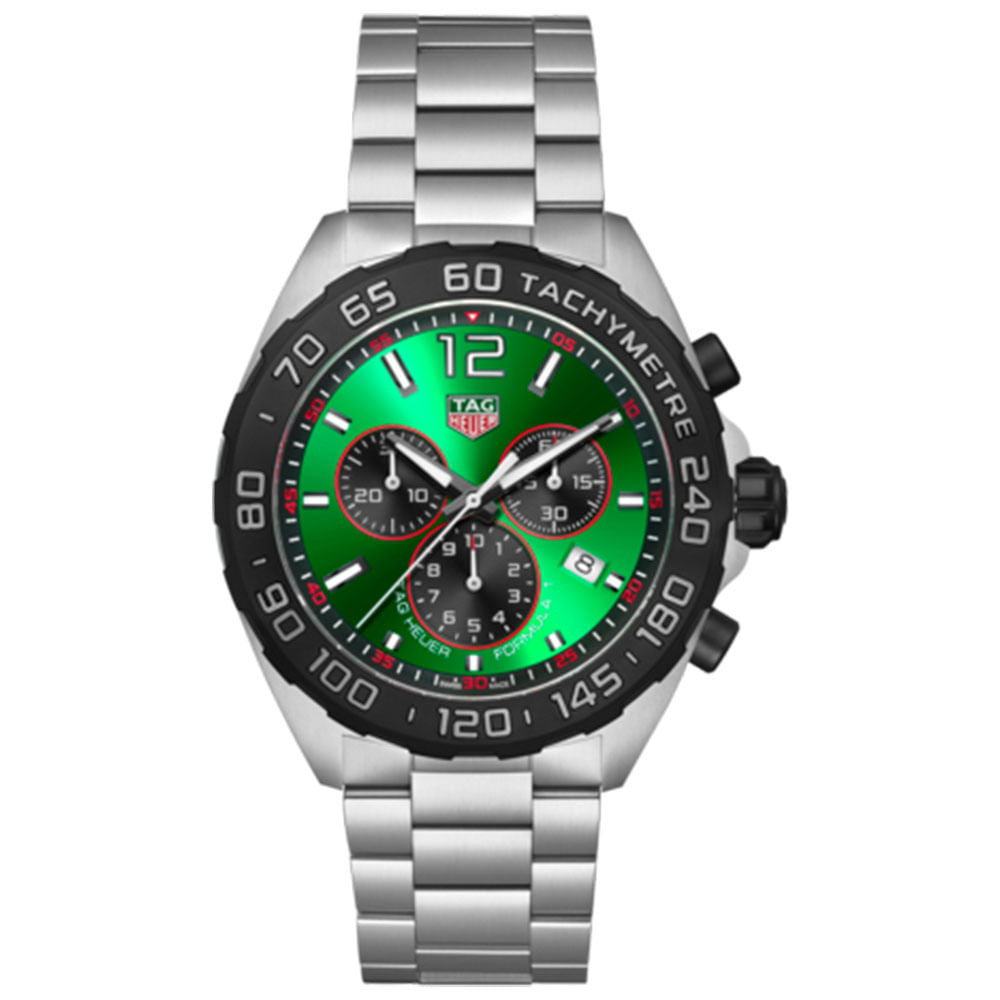 Relógio Tag Hauer Masculino Aço Verde