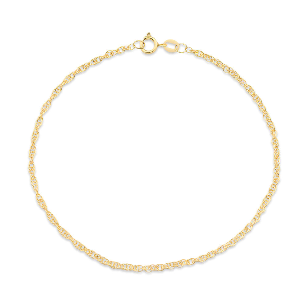 Pulseira Singapura em Ouro Amarelo 18k