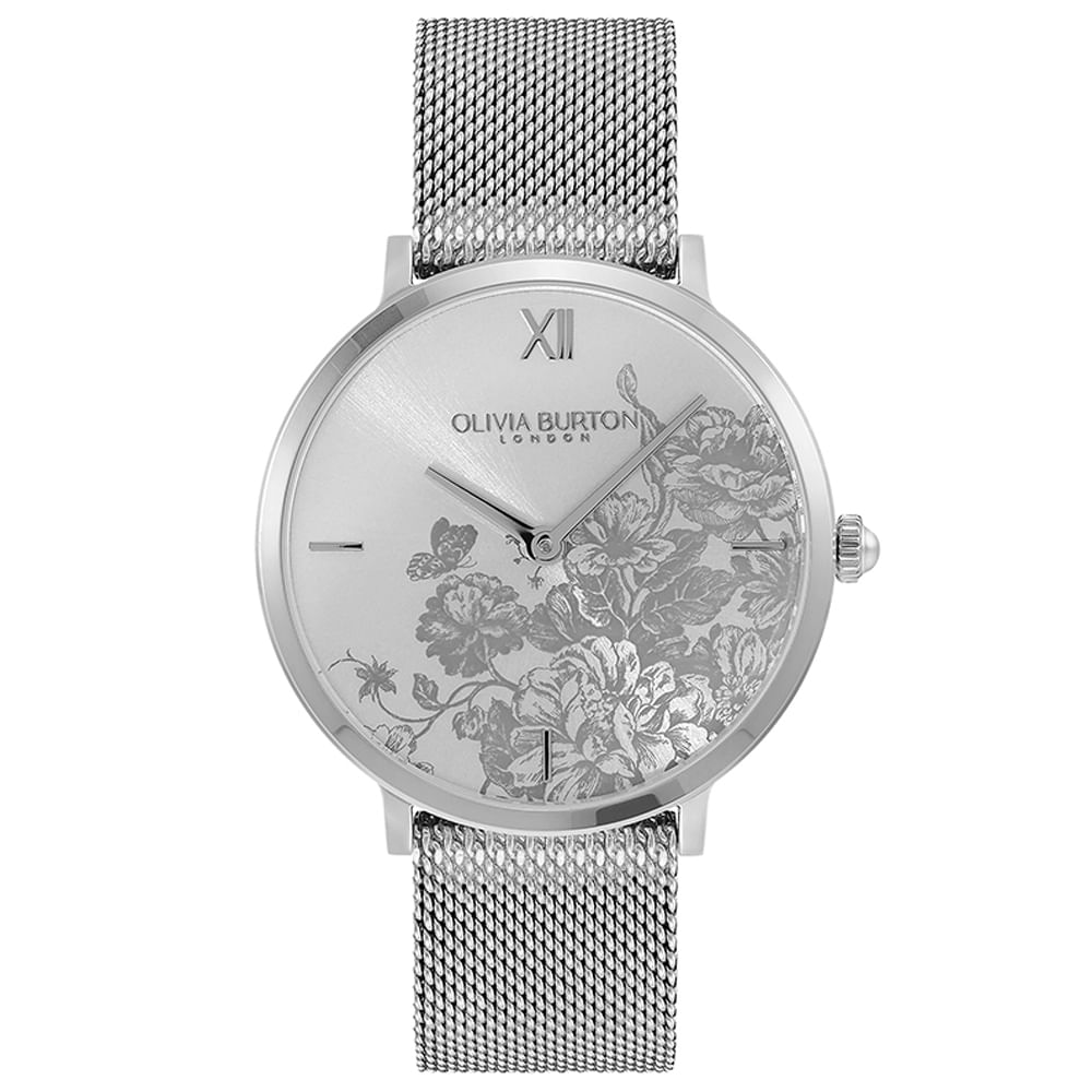 Relógio Olivia Burton Feminino Aço Prateado 24000115