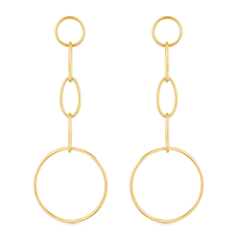 Argola Design em Ouro Amarelo 18k, 15,5 mm