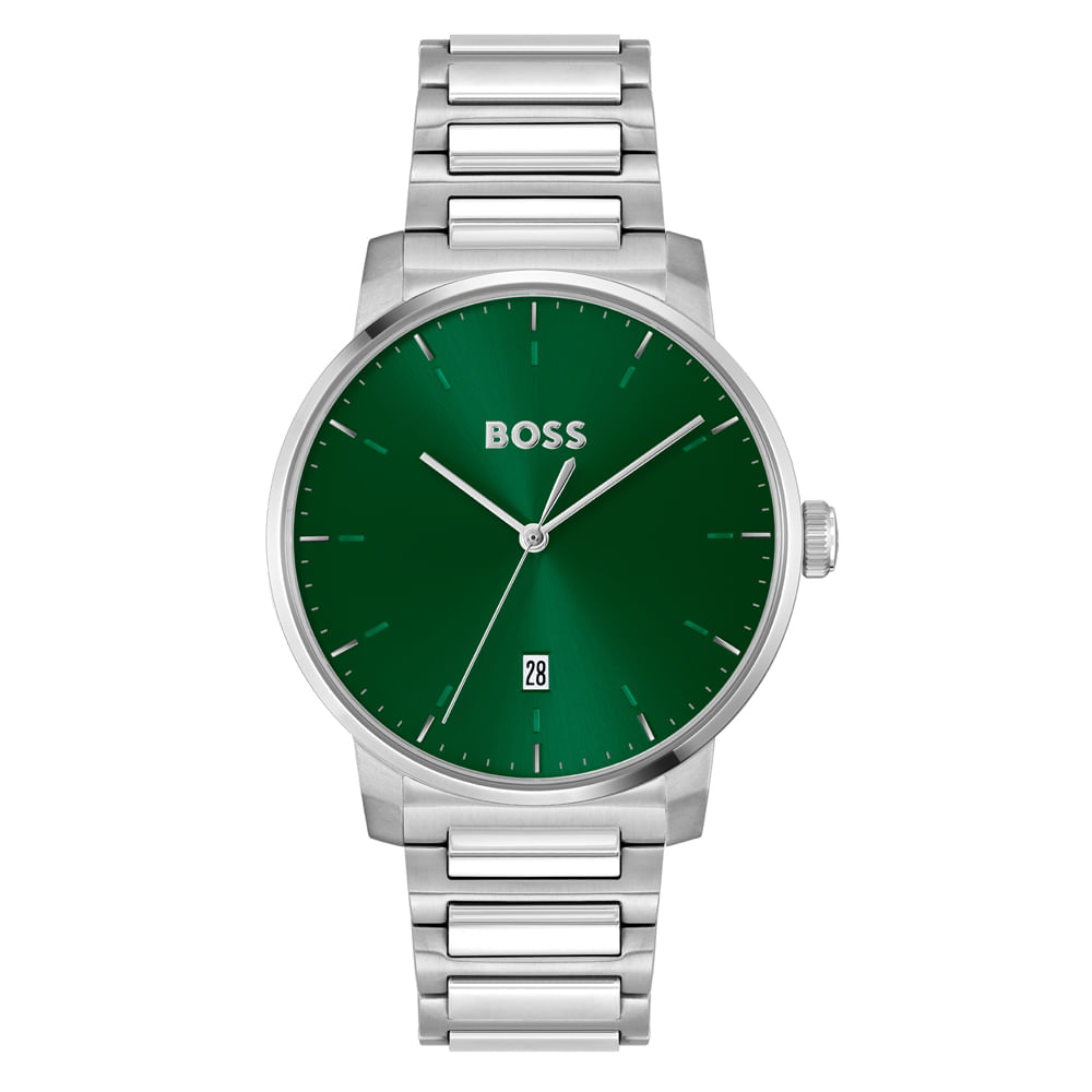Relógio Boss Dean Masculino Aço e Verde - 1514134