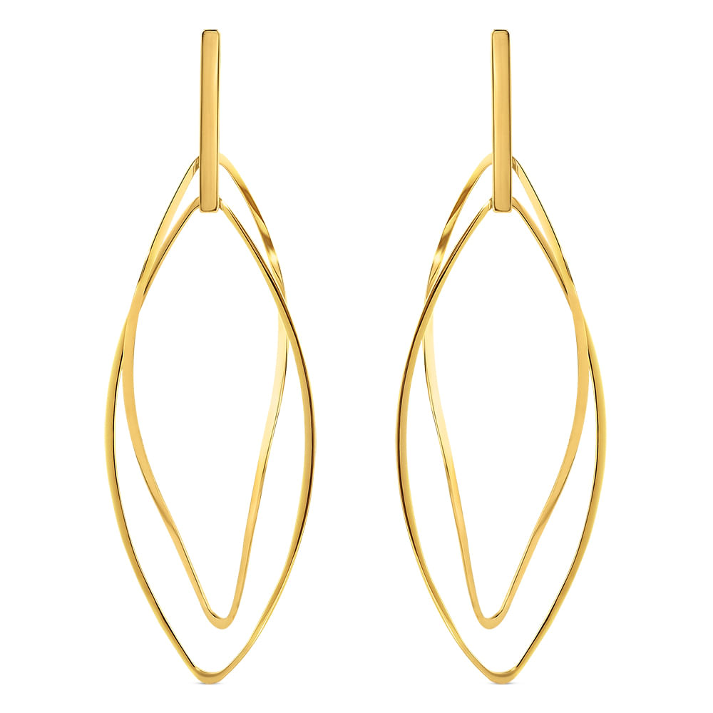 Argola Design em Ouro Amarelo 18k, 20 mm