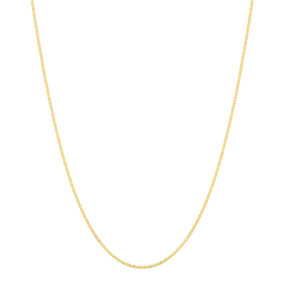 Corrente Piastrine em Ouro Amarelo 18k, 70cm