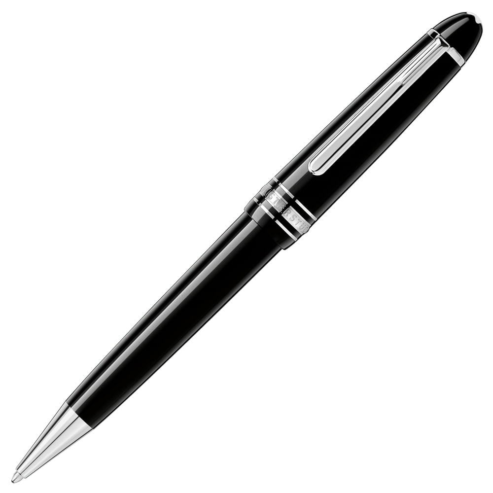 Caneta Montblanc Meisterstück Platinum Midsize Preto Esferográfica - 114185