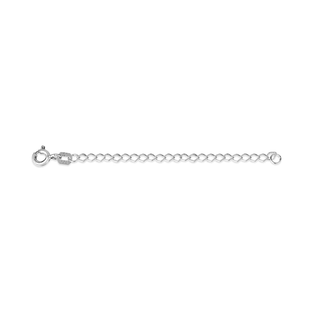 Extensor de Correntes Life em Prata 925, 5cm