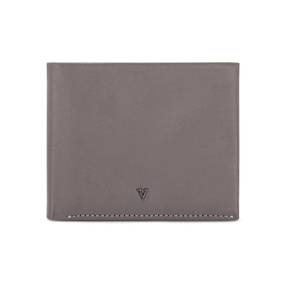 Carteira Masculina Couro Chumbo