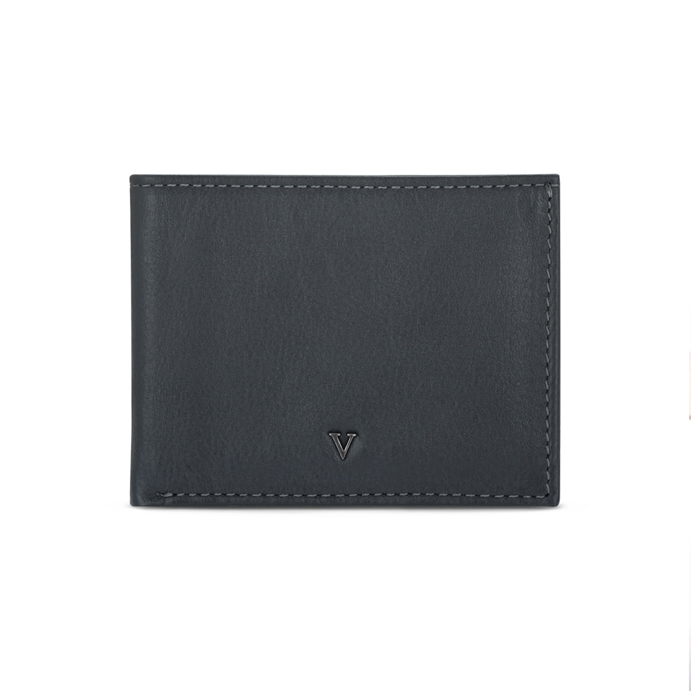 Carteira Masculina Couro Azul