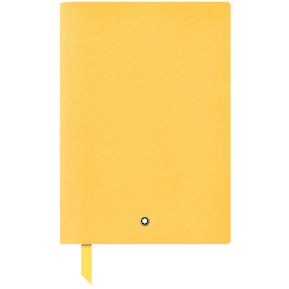 Caderno de Apontamentos Montblanc Couro Mostarda com Linhas - 125882