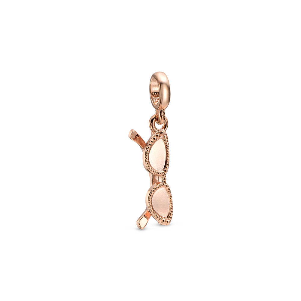 Pingente Life Rosé Óculos de Gatinho