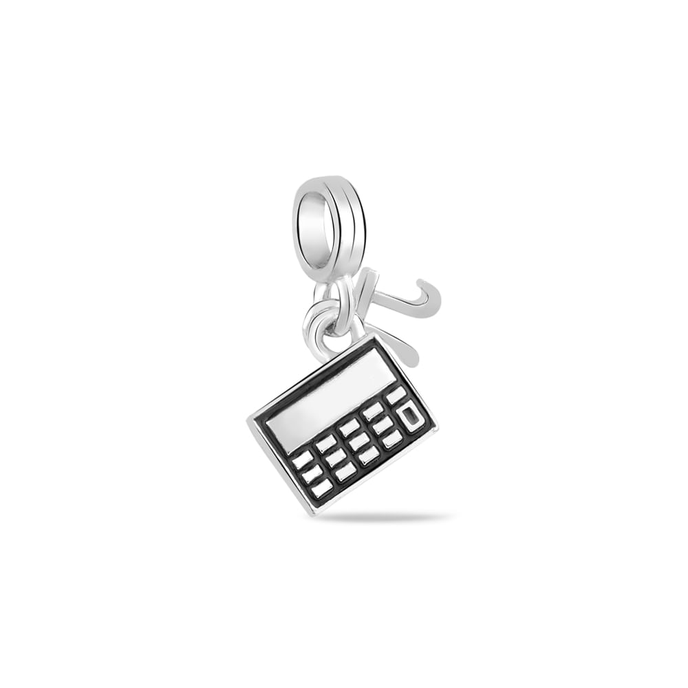 Pingente Life Calculadora Prata