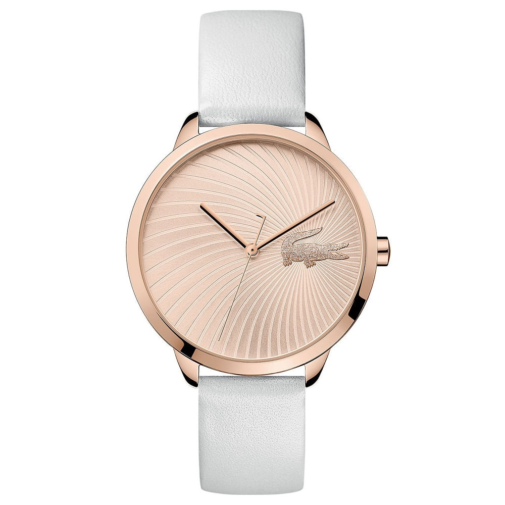 Relógio Lacoste Feminino Couro Branco 2001068