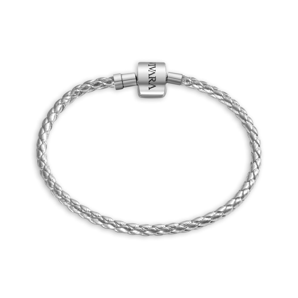 Pulseira Life Skin Metalizada Prateada